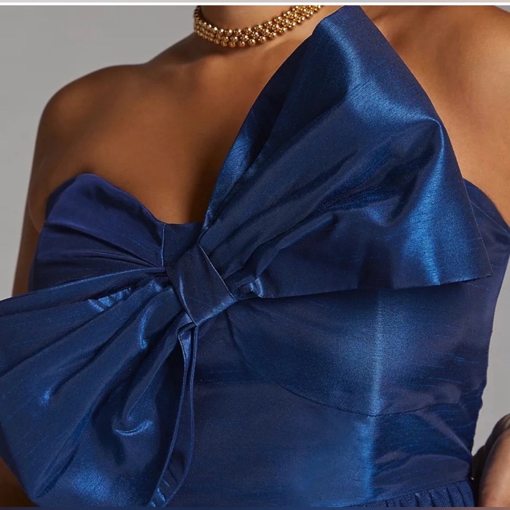 Anthropologie Hutch Strapless Dress with Bow - Picture 3 of 14